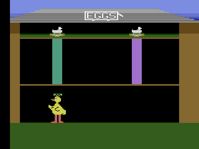 Big Bird's Egg Catch — скриншот игры