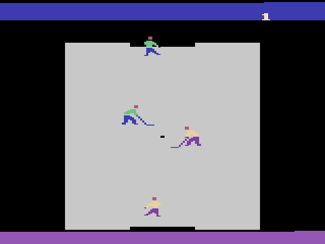 Ice Hockey - Hockey, Hockey (4 Game in One) — game screenshot