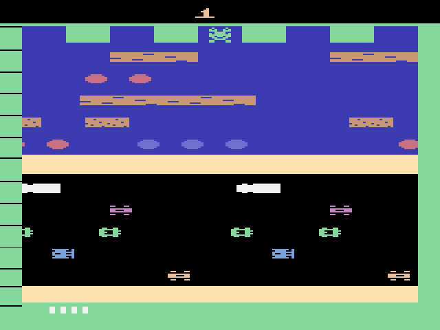 Smash Hit Pak - Frogger, Boxing, Seaquest, Skiing, Stampede — game screenshot