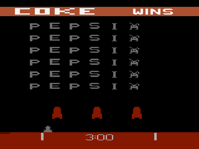 Pepsi Invaders — скриншот игры