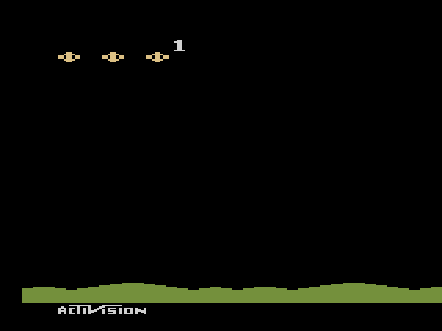 Super Action Pak - Pitfall, Barnstorming, Grand Prix, Laser Blast — скриншот игры
