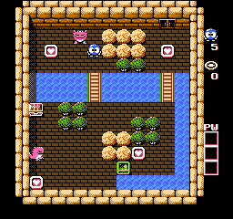 Adventures of Lolo (USA) — скриншот игры