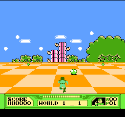 3-D WorldRunner (USA) — скриншот игры