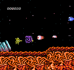 Abadox - The Deadly Inner War (USA) — скриншот игры