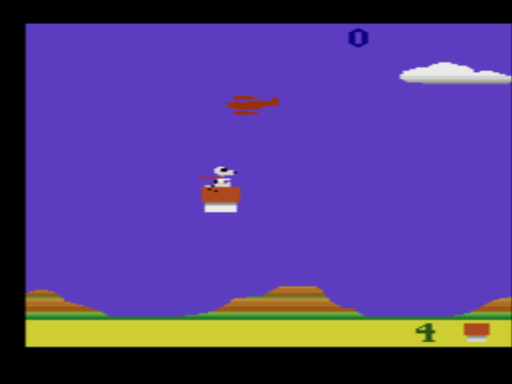 Snoopy and the Red Baron — game screenshot