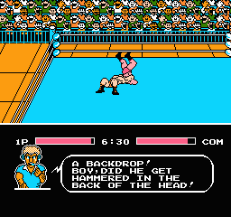 Tecmo World Wrestling (USA) — скриншот игры