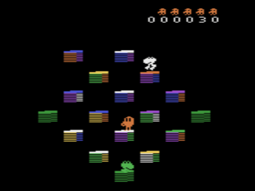 Q-bert's Qubes — скриншот игры