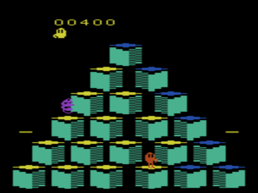 Q-bert — скриншот игры